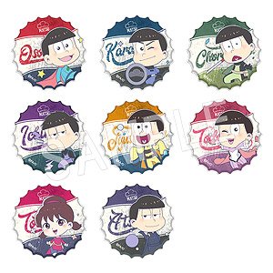 おそ松さんDINER ふぉーちゅん☆アクリルバッジ アメコミヒーロー 王冠風 (8個セット) (キャラクターグッズ)