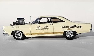 1967 Ford Fairlane Drag Car - White Lightning (ミニカー)