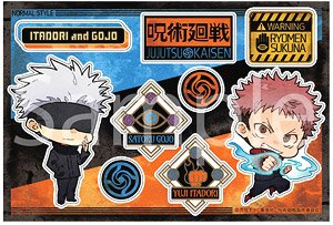 Jujutsu Kaisen Sticker Itadori & Gojo Normal Ver. (Anime Toy)
