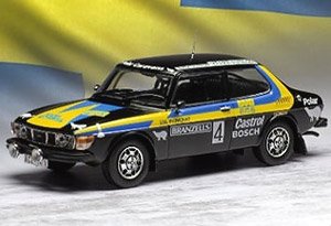 Saab 99 EMS 1977 Rally Sweden #4 S.Blomqvist / H.Sylvan (Diecast Car)