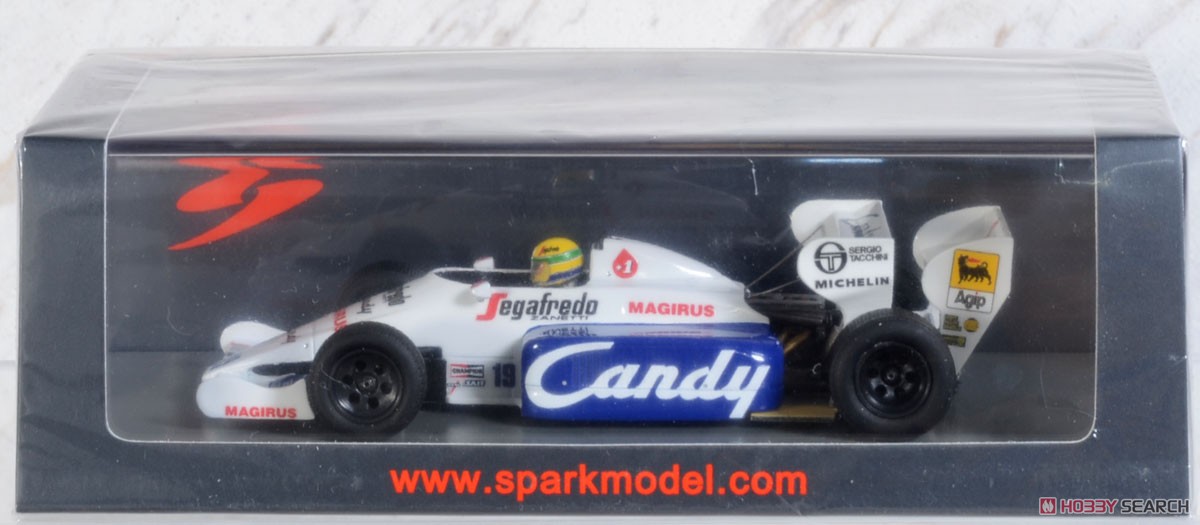 Toleman TG184 No.19 2nd Monaco GP 1984 Ayrton Senna (Diecast Car) Package1