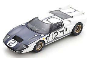 Ford GT40 MK2 No.2 24H Le Mans 1965 P.Hill - C.Amon (Diecast Car)