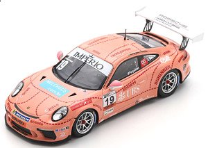 Porsche 911 GT3 Cup No.19 Porsche Carrera Cup Brazil 2018 T.Filho - R.Mello (ミニカー)