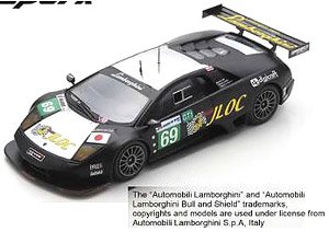 Lamborghini Murcielago R-SV LM No.69 JLOC 24H Le Mans 2010 A.Yogo - H.Iiri - K.Yamanishi (ミニカー)