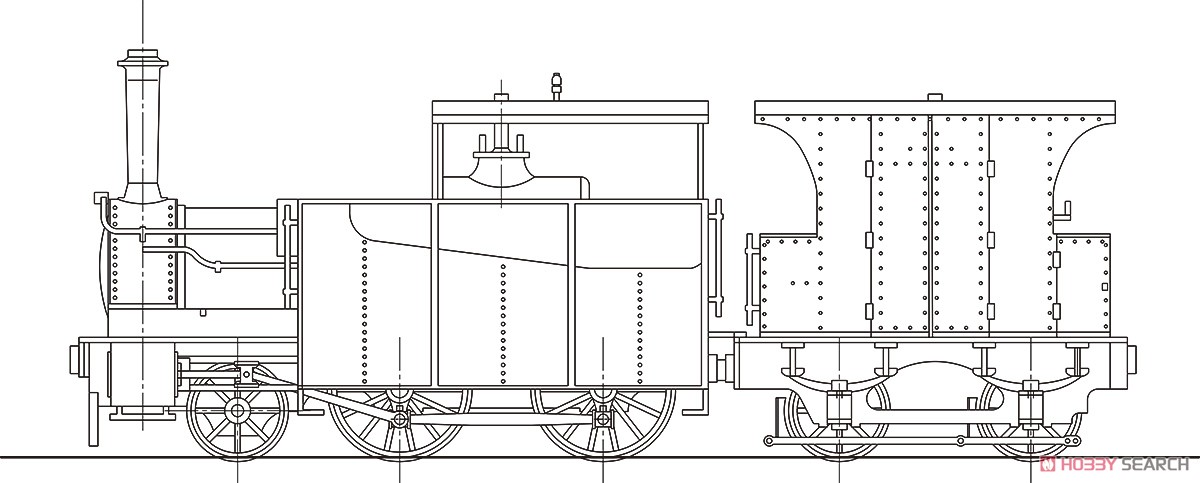 鉄道院 190形 (初期型) 蒸気機関車 組立キット (組み立てキット) (鉄道模型) その他の画像1