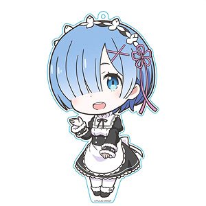 Re:Zero -Starting Life in Another World- Big Puni Colle! Key Ring (w/Stand) Rem Memory Snow ver. (Anime Toy)