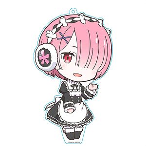 Re:Zero -Starting Life in Another World- Big Puni Colle! Key Ring (w/Stand) Ram Memory Snow ver. (Anime Toy)