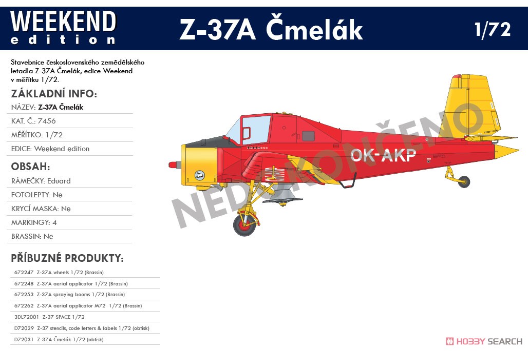 Z-37A Cmelak Weekend Edition (Plastic model) Other picture1