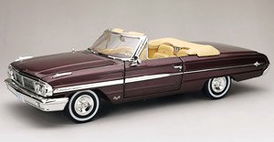 フォード ギャラクシー 500/XL オープン 1964 ヴィンテージバーガンディー (ミニカー)