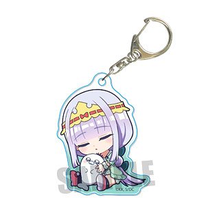 Gyugyutto Acrylic Key Ring Sleepy Princess in the Demon Castle Princess Syalis (After Bath Style) (Anime Toy)