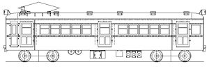 16番(HO) 上田丸子 モハ4255形 床下機器付 キット (組み立てキット) (鉄道模型)