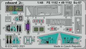 Su-57 エッチングパーツ (ズべズダ用) (プラモデル)