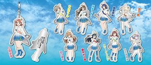 Love Live! Nijigasaki High School School Idol Club Metal Charm Strap Nijiiro Passions! Ver. (Set of 9) (Anime Toy)