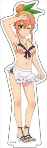 [The Demon Girl Next Door] Big Acrylic Stand [Beach House Ver.] (4) Mikan Hinatsuki (Anime Toy)