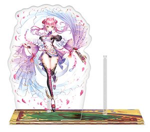 Shironeko Project Acrylic Folding Fan Stand (Hasen no Regalia Ver.) (Anime Toy)