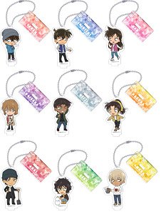 [Detective Conan] Acrylic Key Ring Collection w/Stand Winter Clothes (Set of 9) (Anime Toy)