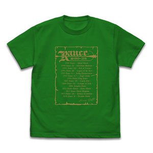 Rance History T-Shirt Green S (Anime Toy)