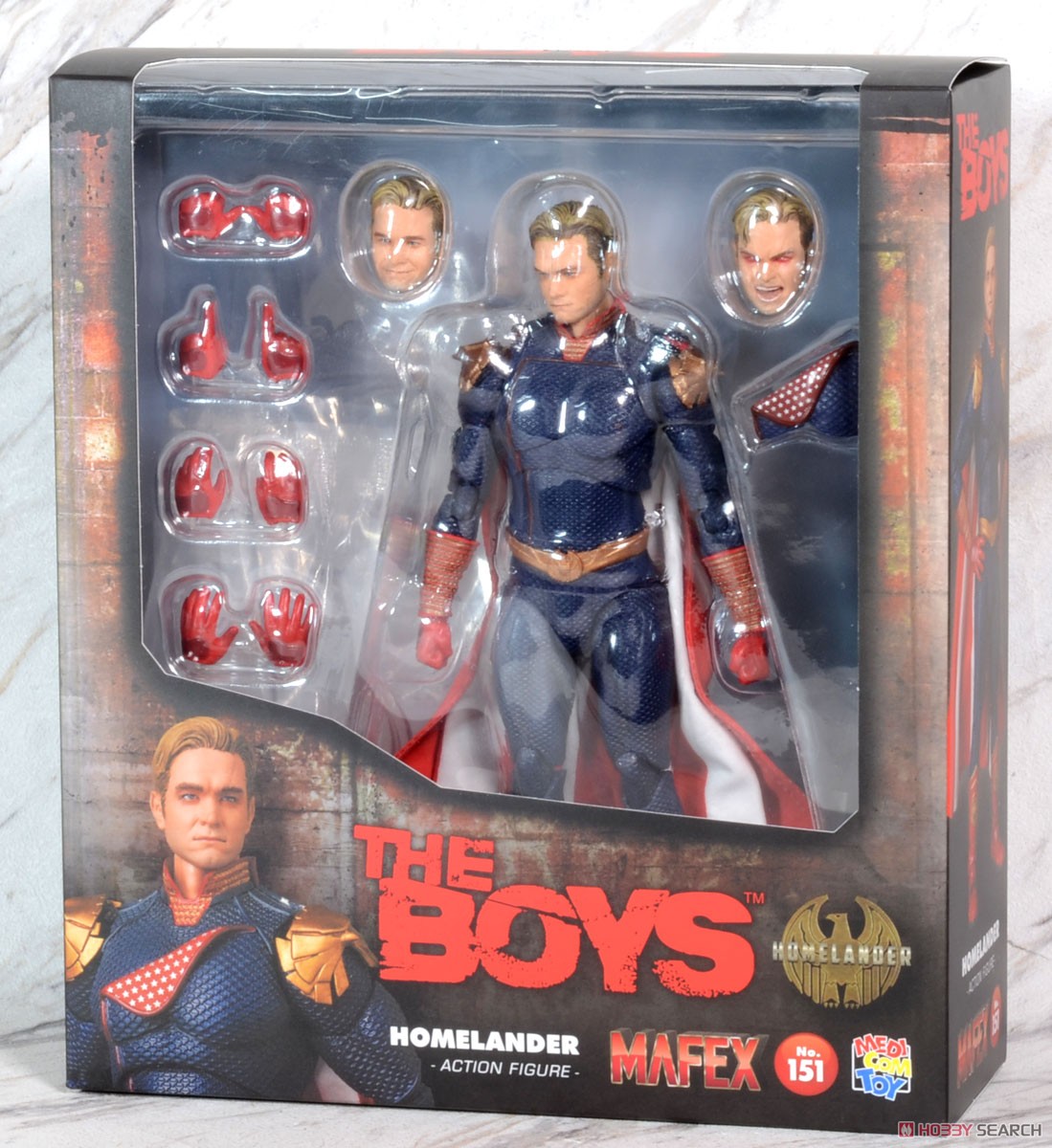 MAFEX No.151 HOMELANDER (完成品) パッケージ1