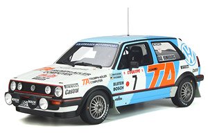 Volkswagen Golf Mk.II GTI 16V Gr.A #7 (White/Blue) (Diecast Car)