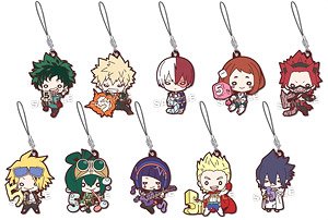 Nitotan My Hero Academia 5th Anniversary Rubber Mascot (Set of 10) (Anime Toy)