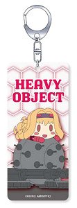 Heavy Object Chara Ride Acrylic Key Ring Ohoho on Gatling 033 (Anime Toy)