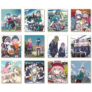 Yurucamp Trading Mini Colored Paper (Set of 12) (Anime Toy)