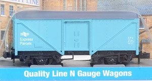 NR-9B Parcels Van (Light Blue) (Model Train)