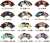 Detective Conan Mini Folding Fan Collection 2 (Set of 12) (Anime Toy) Item picture1