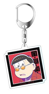 Osomatsu-san x Akudama Drive Acrylic Key Ring Osomatsu All Members Virgin Ver. (Anime Toy)