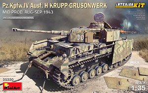 Pz.Kpfw.Iv Ausf. H Krupp-Grusonwerk. Mid Prod. Aug-Sep 1943. Interior Kit (Plastic model)