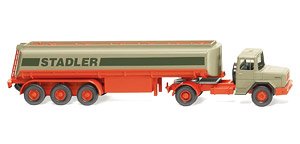 (HO) マギルス ドイツ タンカートレーラートラック `Stadler` (鉄道模型)