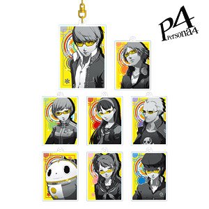 Persona 4 Trading Acrylic Key Ring (Set of 8) (Anime Toy)