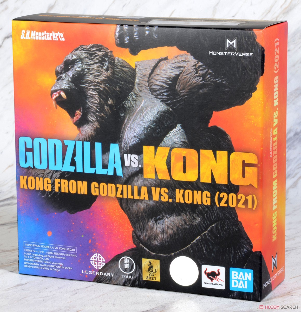 S.H.MonsterArts KONG from Movie 『GODZILLA VS. KONG』 (2021) (完成品) パッケージ1