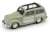 Fiat 500C Belvedere 1951 Open Green/Light Gray (Diecast Car) Item picture1