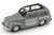 Fiat 500C Belvedere 1951 Open Blue/Light Gray (Diecast Car) Item picture1