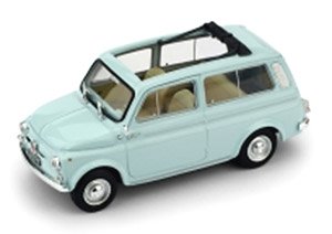 Fiat 500 Giardiniera 1960 Open/Light Blue (Diecast Car)