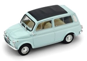 Fiat 500 Giardiniera 1960 Closed/Light Blue (Diecast Car)