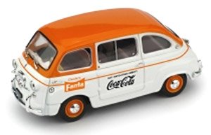Fiat 600D Multipla 1961 Commercial Car Fanta/Coca-Cola (Diecast Car)