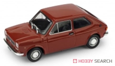Fiat 127 1972 3 Door Corallu Red (Diecast Car) Item picture1