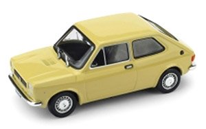 Fiat 127 1972 3 Door Tahiti Yellow (Diecast Car)