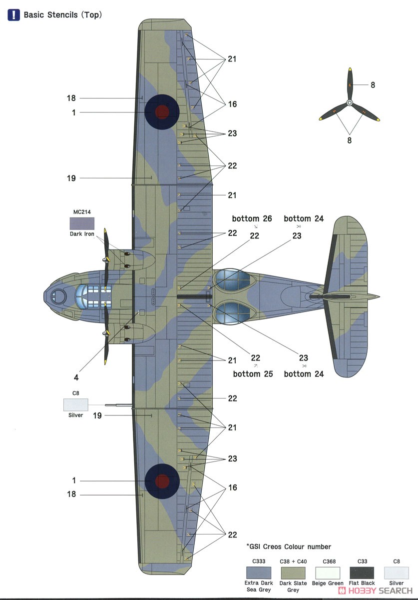 イギリス空軍 カタリナ Mk.1 「ビスマルク追撃戦」 (プレミアムキット) (プラモデル) 塗装3