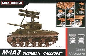 WII US Army M4A3 Sherman `Calliope` (Plastic model)