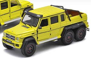 メルセデスベンツ G63 AMG 6x6 キネティックイエロー (ミニカー)