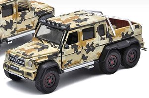 メルセデスベンツ G63 AMG 6x6 ブラウンカモフラージュ (ミニカー)