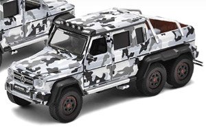 メルセデスベンツ G63 AMG 6x6 ホワイトカモフラージュ (ミニカー)