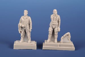 Bf109E エースパイロット A.ガーランド & 整備兵 (プラモデル)