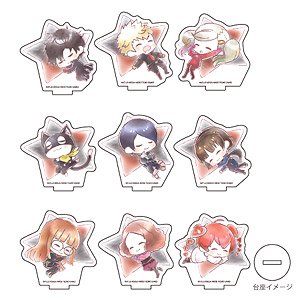 Acrylic Petit Stand [Persona 5 Scramble The Phantom Strikers] 01 Box (Suya Chara) (Set of 9) (Anime Toy)