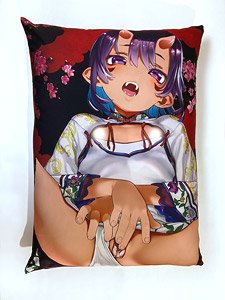 異怪性奴 鬼娘 立体ちっぱい枕カバー Illustrated by モチ (キャラクターグッズ)
