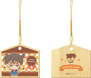 Detective Conan Ponipo Mini Ema Strap 01 Conan Edogawa (Anime Toy)