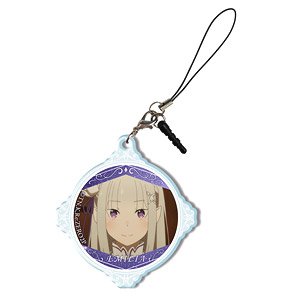 [Re:Zero -Starting Life in Another World- 2nd Season] Acrylic Earphone Jack Accessory Design 01 (Emilia/A) (Anime Toy)